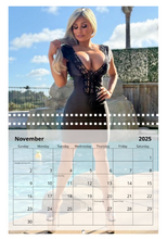 Connie's Standard Size "2025 Kitchen Calendar 😂" LIMITED Signed Collectors 12 Page Wall Calendar, (11" Wide and 17" Tall/Open) with middle binding