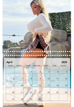 Connie's Standard Size "2025 Kitchen Calendar 😂" LIMITED Signed Collectors 12 Page Wall Calendar, (11" Wide and 17" Tall/Open) with middle binding