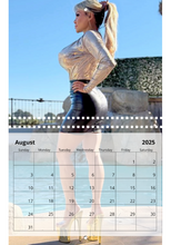 Connie's Standard Size "2025 Kitchen Calendar 😂" LIMITED Signed Collectors 12 Page Wall Calendar, (11" Wide and 17" Tall/Open) with middle binding