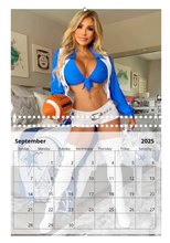 Connie's Standard Size "2025 Kitchen Calendar 😂" LIMITED Signed Collectors 12 Page Wall Calendar, (11" Wide and 17" Tall/Open) with middle binding