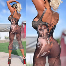 Connie's LIMITED!! "NAKED GIRLS KISSING 👄 RENAISSANCE ILLUSION MIDI" SEE THRU Mesh LOWER, Lined CHEST, Corset back, NOT for the SHY