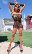 Connie's  "SEDUCTIVE BLACK WIDOW 🕷️  MINI DRESS" RHINESTONE SPARKLE Champagne Room 🍾🥂 set, includes Arm Sleeves