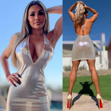 Connie's EXCLUSIVE "IRIDESCENT ICE FROSTING CLUB GIRL MINI" Semi Sheer-ish, Sinfully Unlined Full Stretch fit