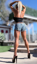 Connie's LIMITED "BLACK CABLE KNIT CORSET Halter Top" With Adjustable Corset tie Chest and Stretch Fit 🥂🥂🥂