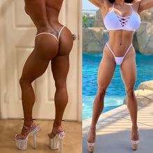 Connie's "HIGH HIP 3 pack set" Champagne Room Panties 🥂🍾, Black White and RED, Thong Panties