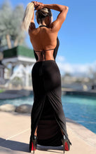 Connie's LIMITED EXCLUSIVE "RICH & DARING CELEBRATION MAXI 🍾🥂" BLACK RICH DEEP DEEP CHEST COWL Plunge, LINED, Not for the SHY