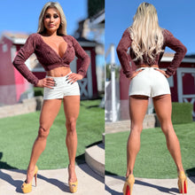 Connie's RICH 🫰 "FANCY PANTS BOOTY FLASH SHORTS" WHITE Slight Stretch fabric, With Zipper, Made in USA