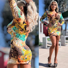 Connie's LIMITED "CALI LEOPARD MINI" SHORT SNUG Fit with LOTS of Stretch and MODERN Padded Shoulders