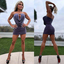 Connie's "RIVETED RICH 🩶 GRAY Mini" PeeP Chest 👀, Tight Fit Bottom and Slouch fit Upper, Double Fabric ... Made in the USA
