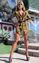 Connie's RICH RICH "FITTED SEMI SHEER & SEDUCTIVE BLACK & GOLD MINI" Full Button Down FITTED MESH SHIRT DRESS 🍸