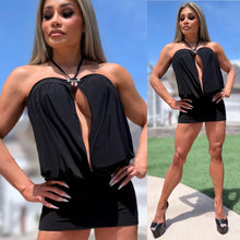 Connie's "BLACK SUGAR BLING MINI" It's All About the ASS and Legs, Make it as Short as You want, Rhinestone accent, Made in USA