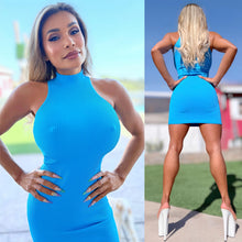 Connie's EXCLUSIVE "SEAMLESS and DELICIOUS BLUE BREEZE RIBBED MOCK NECK Mini" GREEN Super Stretchy, NOT LINED
