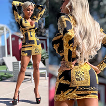 Connie's LIMITED "MIAMI BLACK & GOLD MINI" SHORT SNUG Fit with LOTS of Stretch and MODERN Padded Shoulders