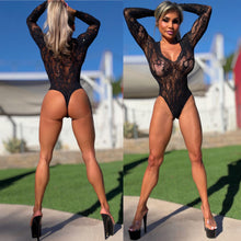 Connie's Perfect with Jeans, Skirts, or the Bedroom 💋 "BLACK LACE and RHINESTONE BODYSUIT" Champagne Room Lingerie Bodysuit