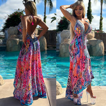 ***LIMITED*** Connie's LUX 🌴 Island BoHo Style, Garden By The Sea *Silk* High Low Maxi" With Hand Sewn 💎 Crystal Accents ...💯😘