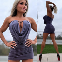 Connie's "RIVETED RICH 🩶 GRAY Mini" PeeP Chest 👀, Tight Fit Bottom and Slouch fit Upper, Double Fabric ... Made in the USA