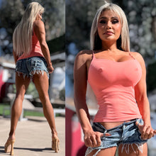 Connie's Exclusive "SEAMLESS and SMOOTH DOUBLE Layer CAMI Top" SMOOTH THAI PEACH Super Stretch Fit...Made in The USA😍