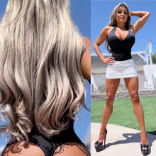 Connie's EXCLUSIVE "BLACK HALTER V-NECK THONG BODYSUIT" DRESS it Up Or With Jeans and Boots, DOUBLE FABRIC Full STRETCH Fit .. MADE in USA