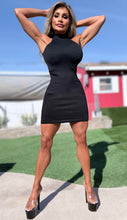 Connie's EXCLUSIVE "SEAMLESS and DELICIOUS BLACK RIBBED MOCK NECK Mini" Super Stretchy, NOT LINED