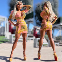 Connie's LIMITED "MIAMI PEACH MINI" SHORT SNUG Fit with LOTS of Stretch and MODERN Padded Shoulders