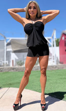 Connie's "BLACK SUGAR TIGHT on Your ASS Mini" Adjustable Shortness, Loose On the Middle, Snug on your Chest, Made in USA