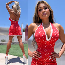 Connie's EXCLUSIVE & LIMITED "RED and WHITE CUTE SEDUCTIVE POLKA DOT Mini" SWING SKIRT Lower, Cute Stretch Lace Accent