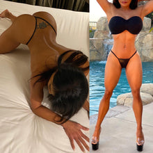 Connie's "HIGH HIP 3 pack set" Champagne Room Panties 🥂🍾, Black White and RED, Thong Panties