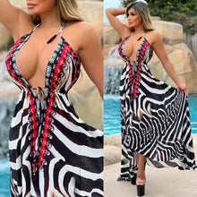 ***LIMITED*** Connie's LUX 🌴 Island BoHo Style, Antique UNTAMED 🦓ZEBRA🦓  *Silk* High Low Maxi" With Hand Sewn 💎 Crystal Accents ...💯😘